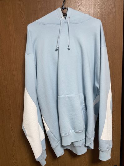 Supreme Big Logo Hooded Sweatshirt "Blue"