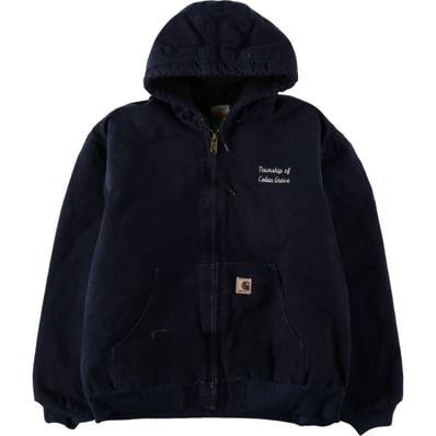 古着 00年代 カーハート Carhartt アクティブジャケット 中綿入り ダックフルジップパーカー メンズXL相当/eaa636532