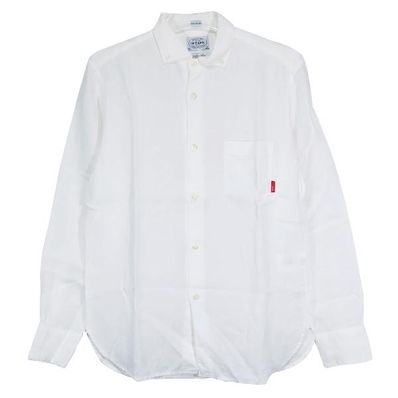 WTAPS ダブルタップス 14SS PLAIN L/S シャツ ホワイト 長袖