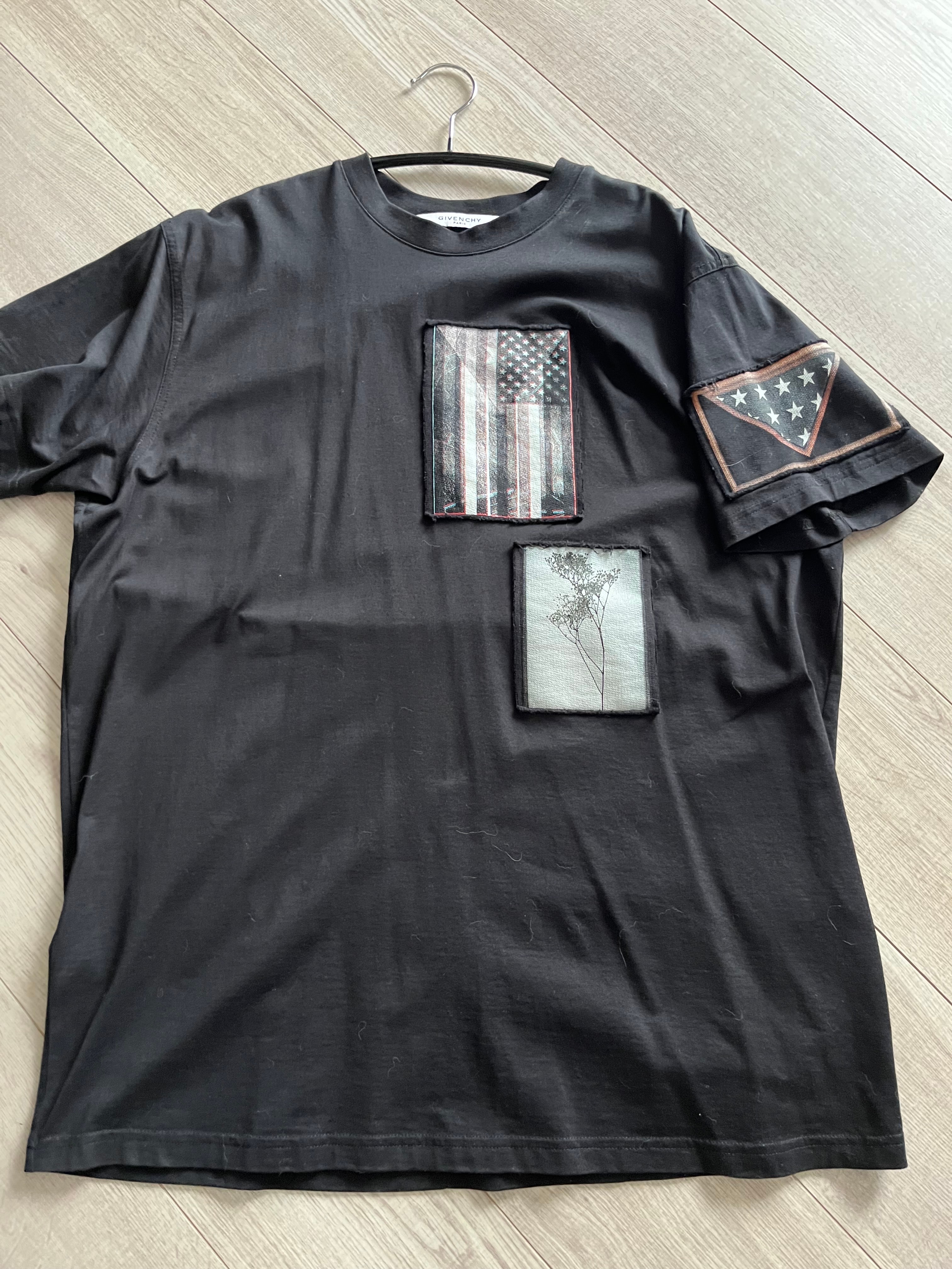 ジバンシー 星条旗 半袖 Tシャツ ブラック givenchy 希少