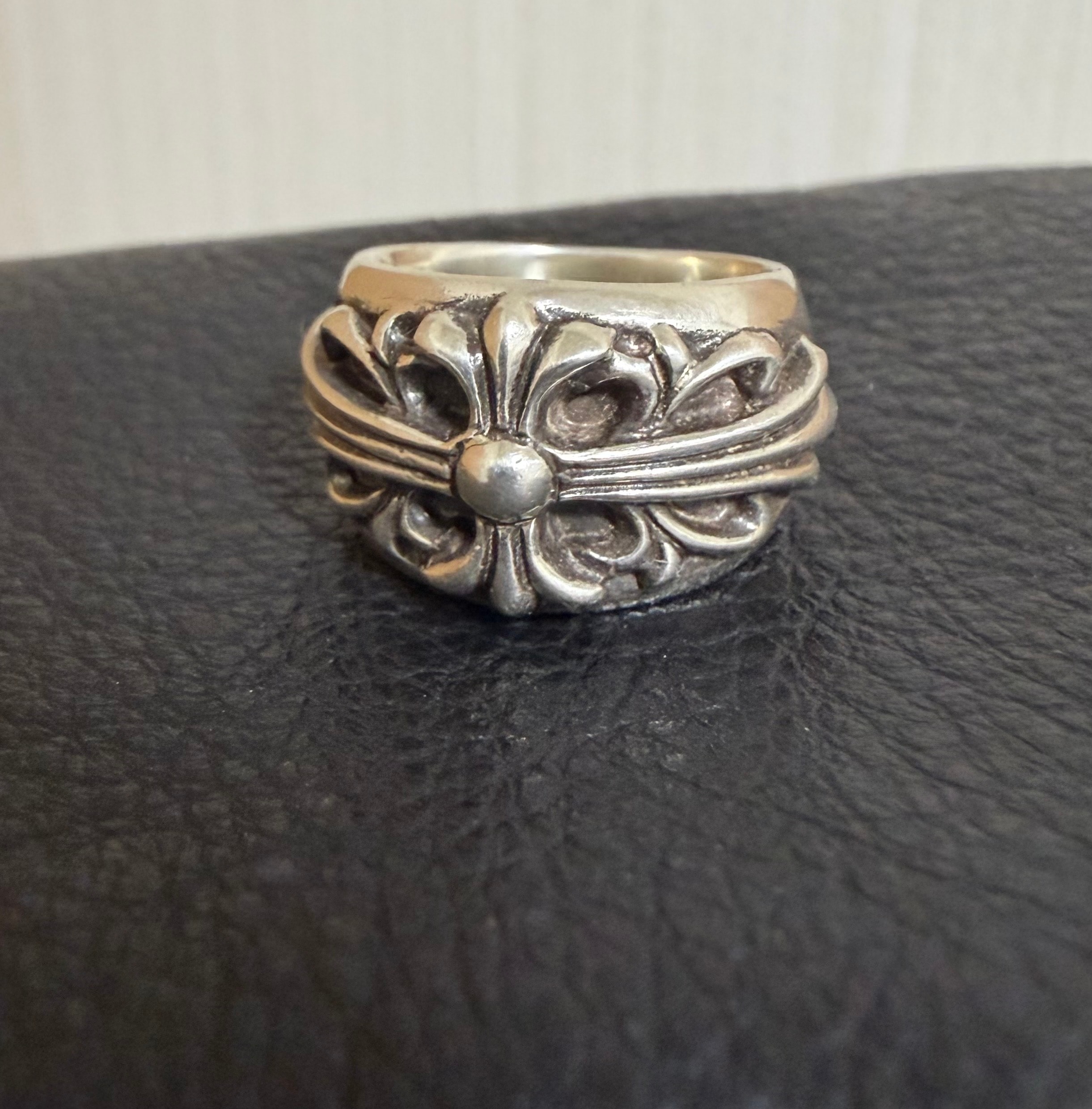 Chrome Hearts Floral Cross Ring "Silver"