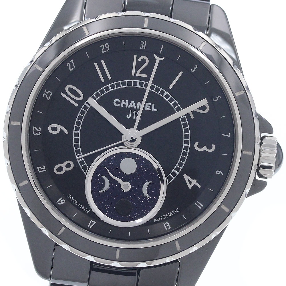 ☆良品  シャネル J12 ムーンフェイズ H3406 メンズ 【中古】