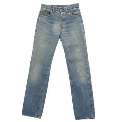 Levi's リーバイス 501 66前期 ボタン裏6 スモールe ボタンフライ デニム パンツ インディゴブルー系 W29【中古】