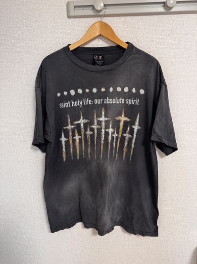 SAINT Mxxxxxx x FORSOMEONE FS_SS T-Shirt/God "Black"