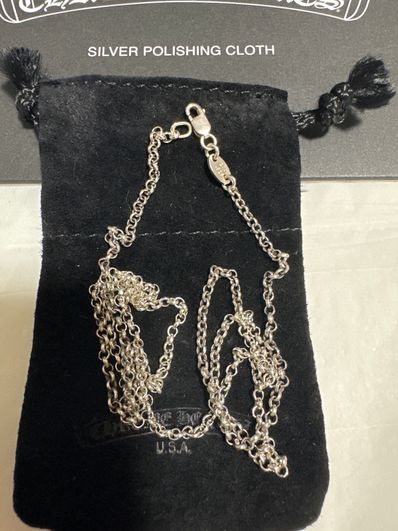 Chrome Hearts Roll Chain Necklace "Silver"