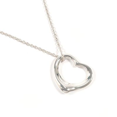 ティファニー ネックレス オープンハート エルサペレッティ シルバー