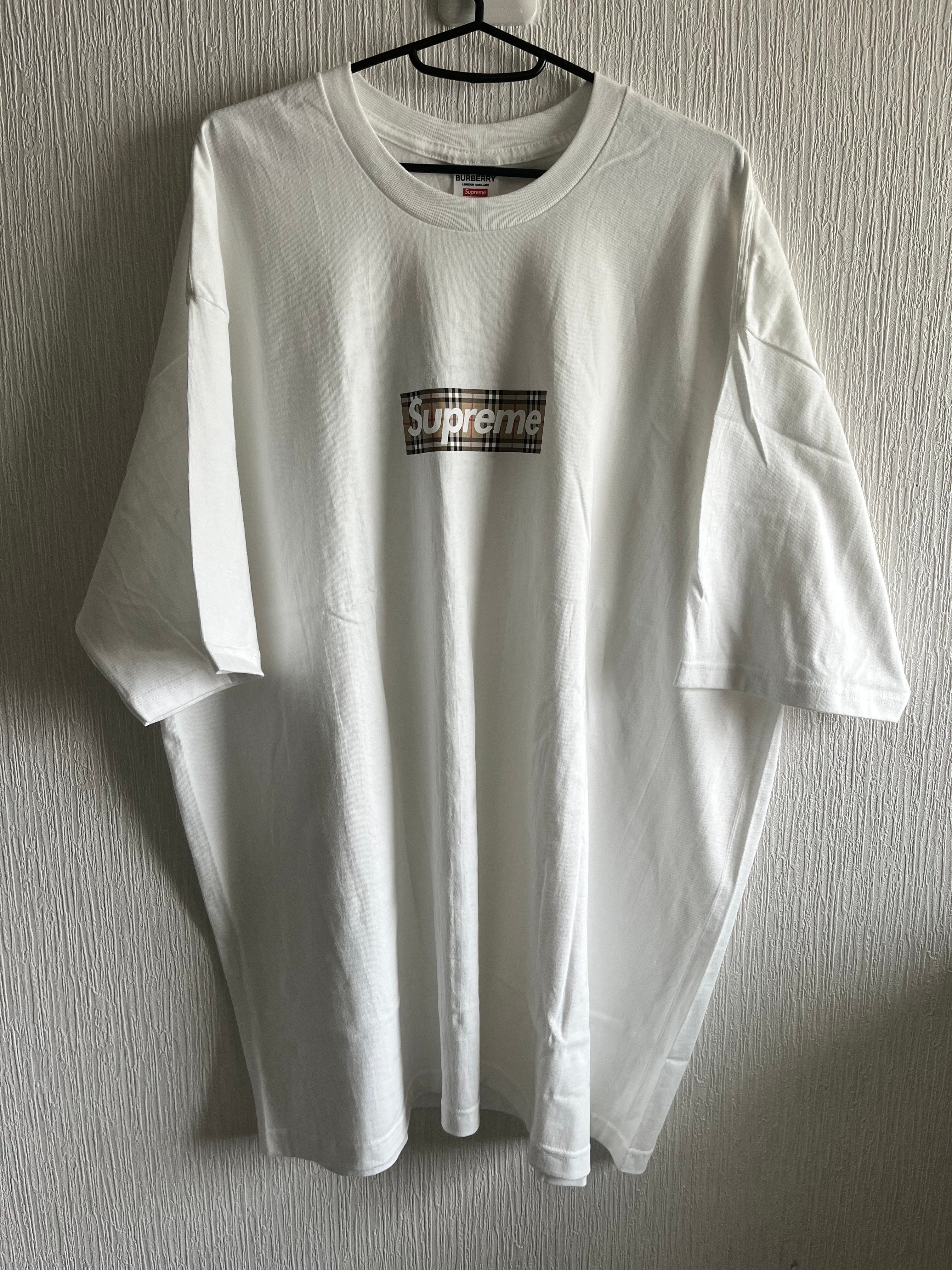 シュプリーム バーバリー ボックス ロゴ Tシャツ 