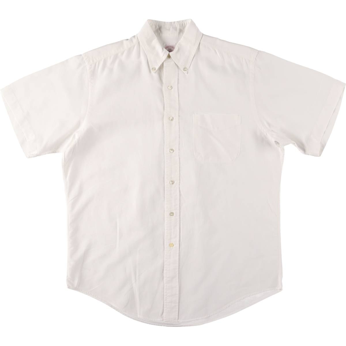 古着 80~90年代 ブルックスブラザーズ Brooks Brothers MAKERS 半袖 ボタンダウンシャツ USA製 メンズL相当 ヴィンテージ/eaa557899
