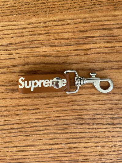 Supreme Leather Key Loop "Brown"