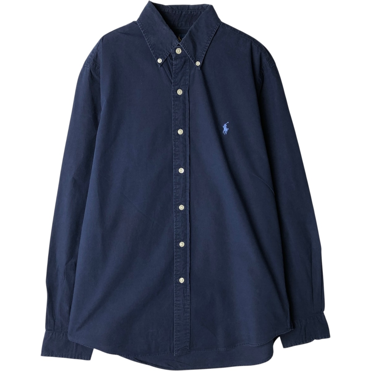 古着 ラルフローレン Ralph Lauren STRETCH 長袖 ボタンダウンシャツ メンズS相当/eaa631245