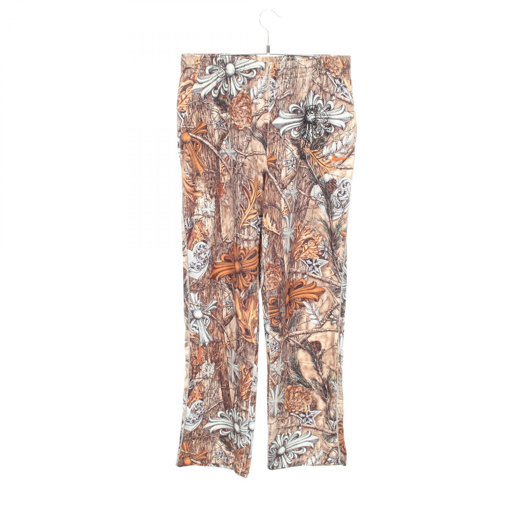 クロムハーツ CHROME HEARTS Chrome Hearts × NIKE × Drake NOCTA 総柄 パンツ 衣料品 ボトムス コットン メンズ ブラウン系 / マルチカラー 【中古】