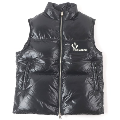 極美品 モンクレール
ダウンベスト BANKER GILET ブラック メンズ 0