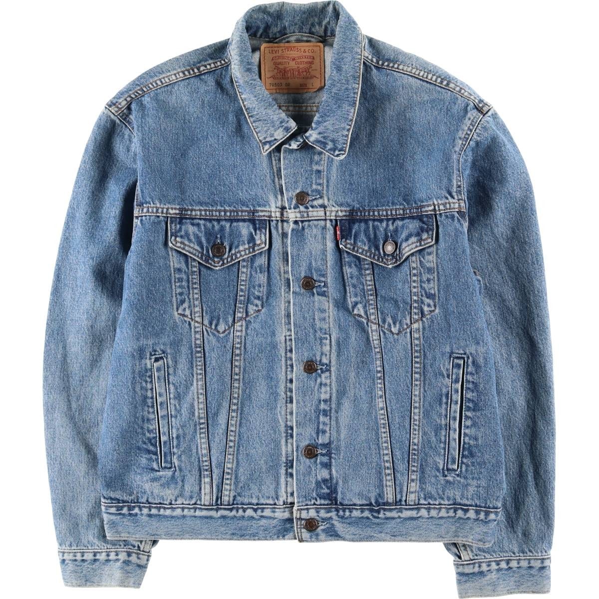 古着 90年代 リーバイス Levi's 70503-0216 デニムジャケット Gジャン メンズL相当 ヴィンテージ/eaa616946
