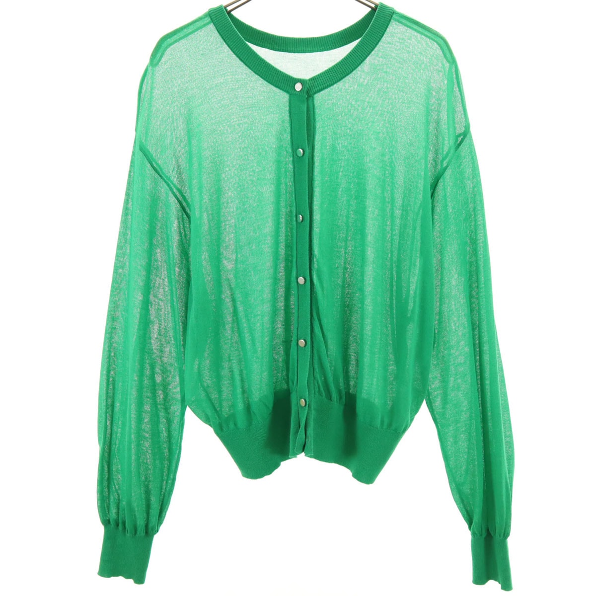 BEAMS HEART ビームスハート 長袖 ニットカーディガン グリーン