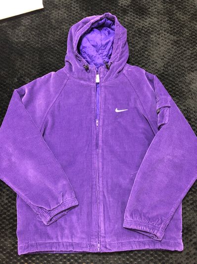 Supreme / Nike Arc Corduroy Hooded Jacket "Purple"