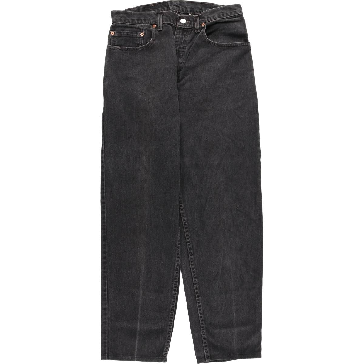 古着 00年代 リーバイス Levi's 560 LOOSE FIT TAPERED LEG ブラックデニム テーパードデニムパンツ USA製 メンズw32相当/evb032890