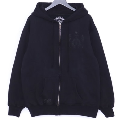 CHROME HEARTS ジョーフォティ スカル ジップアップ パーカー
