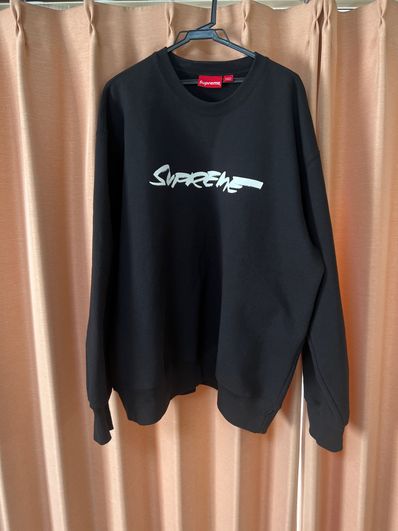 Supreme Futura Logo Crewneck "Black"
