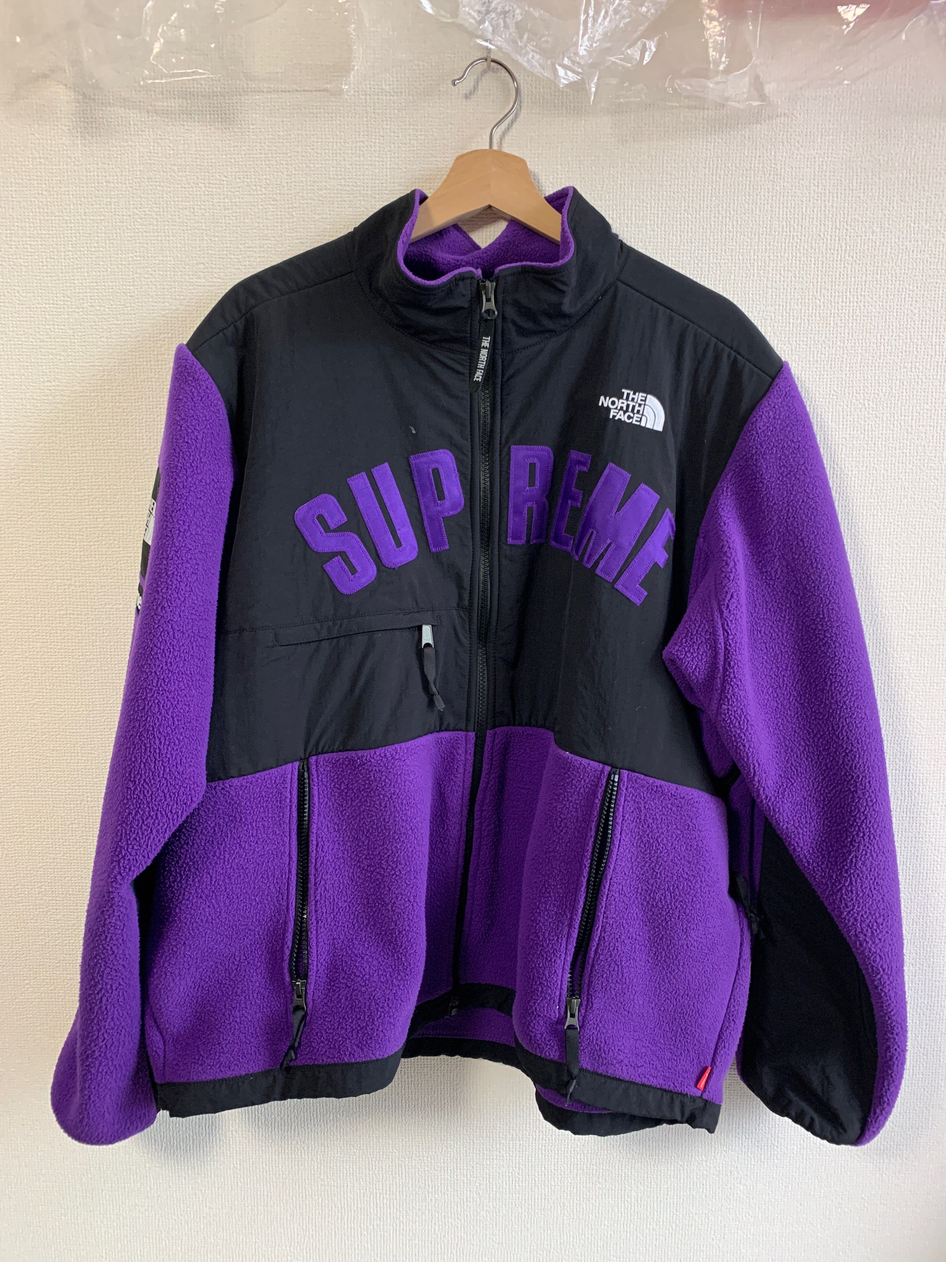 Supreme x The North Face Arc Logo Denali Fleece Jacket "Purple"