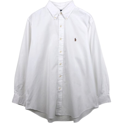 古着 ラルフローレン Ralph Lauren CLASSIC FIT 長袖 ボタンダウンシャツ メンズL相当/eaa676976