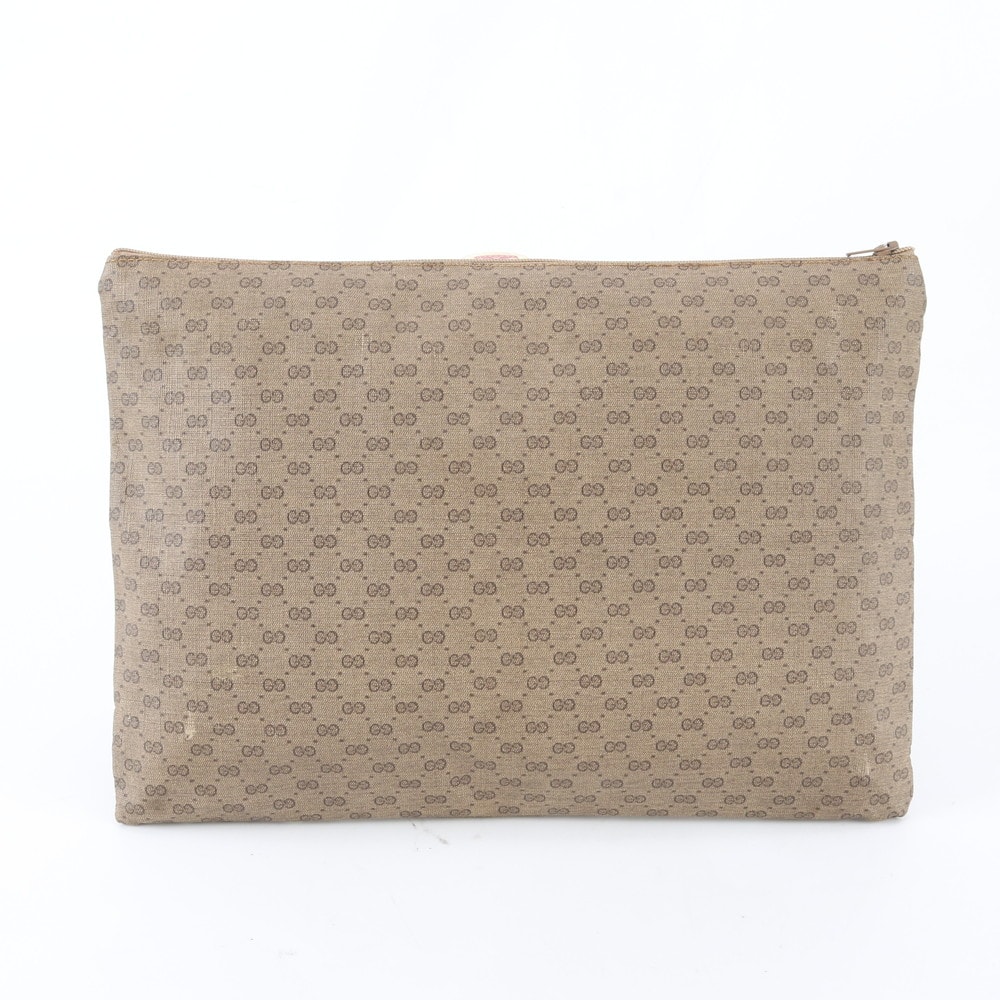 ■美品 グッチ マイクロGG 0129040282 セカンドバッグ