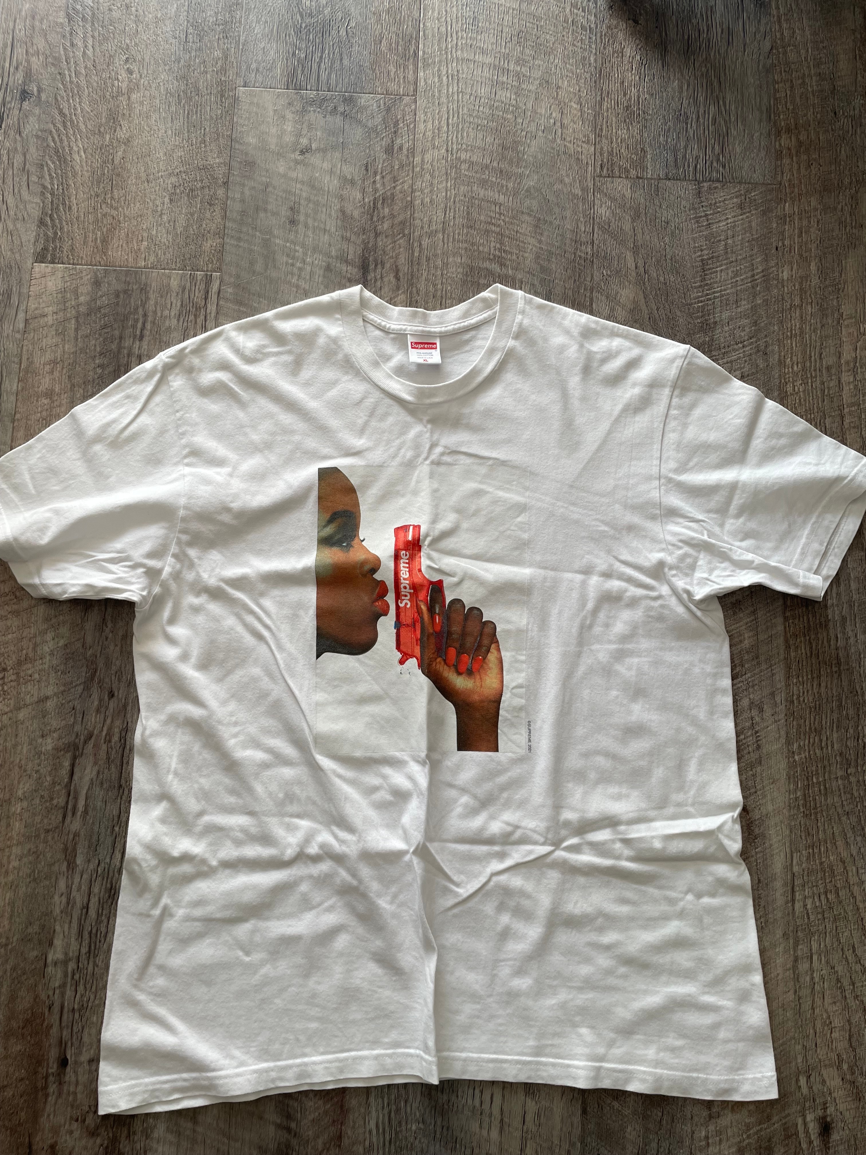 Supreme Water Pistol Tee "White"