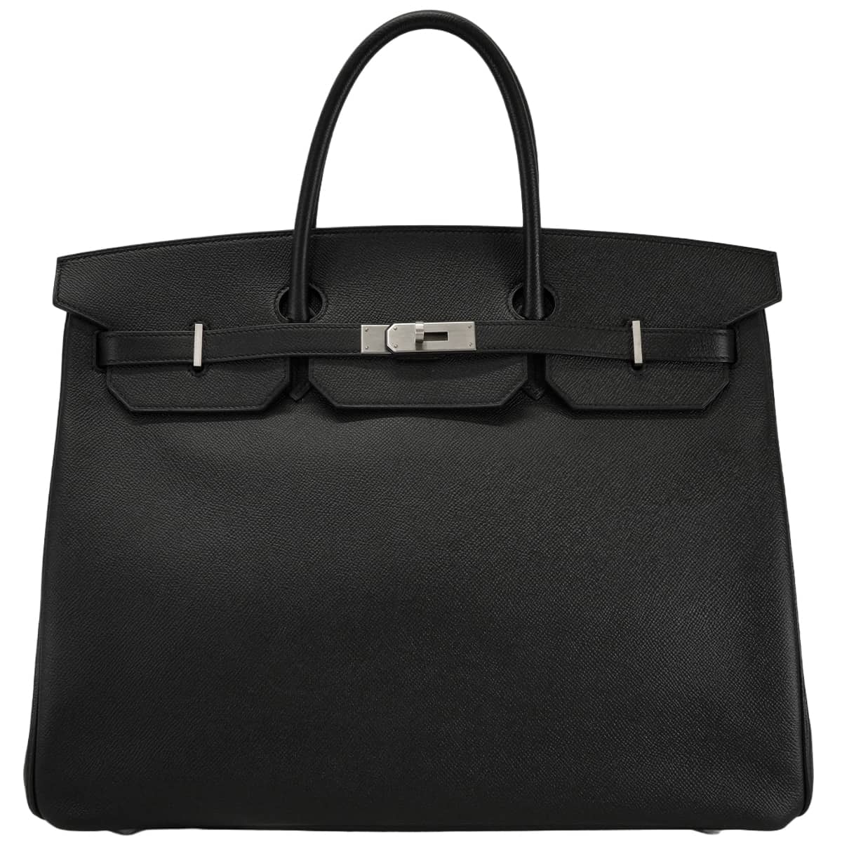 HERMES エルメス ハンドバッグ バーキン40 スペシャルオーダー ピロー付 シューティングスター ホットスタンプ 黒 (ブラック)/ブルーインディゴ エプソン マットシルバー金具 Z刻印 新品同様【中古】