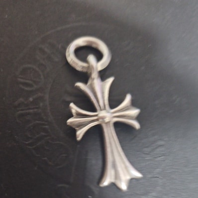 Chrome Hearts Tiny CH Cross Charm "Silver"