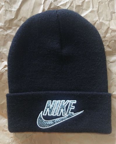Supreme / Nike® Snakeskin Beanie "Black"