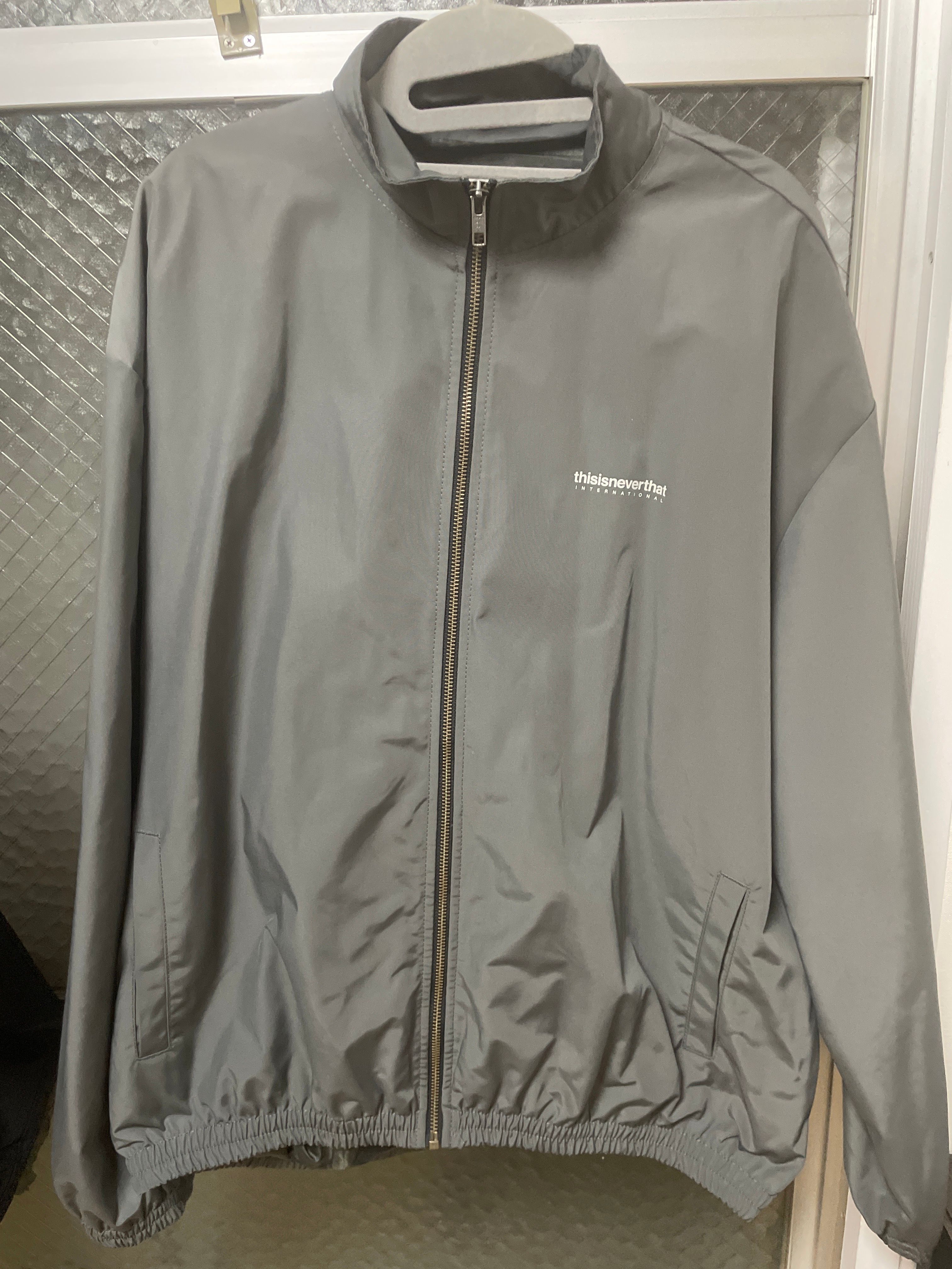 Thisisneverthat Team Jacket Charcoal