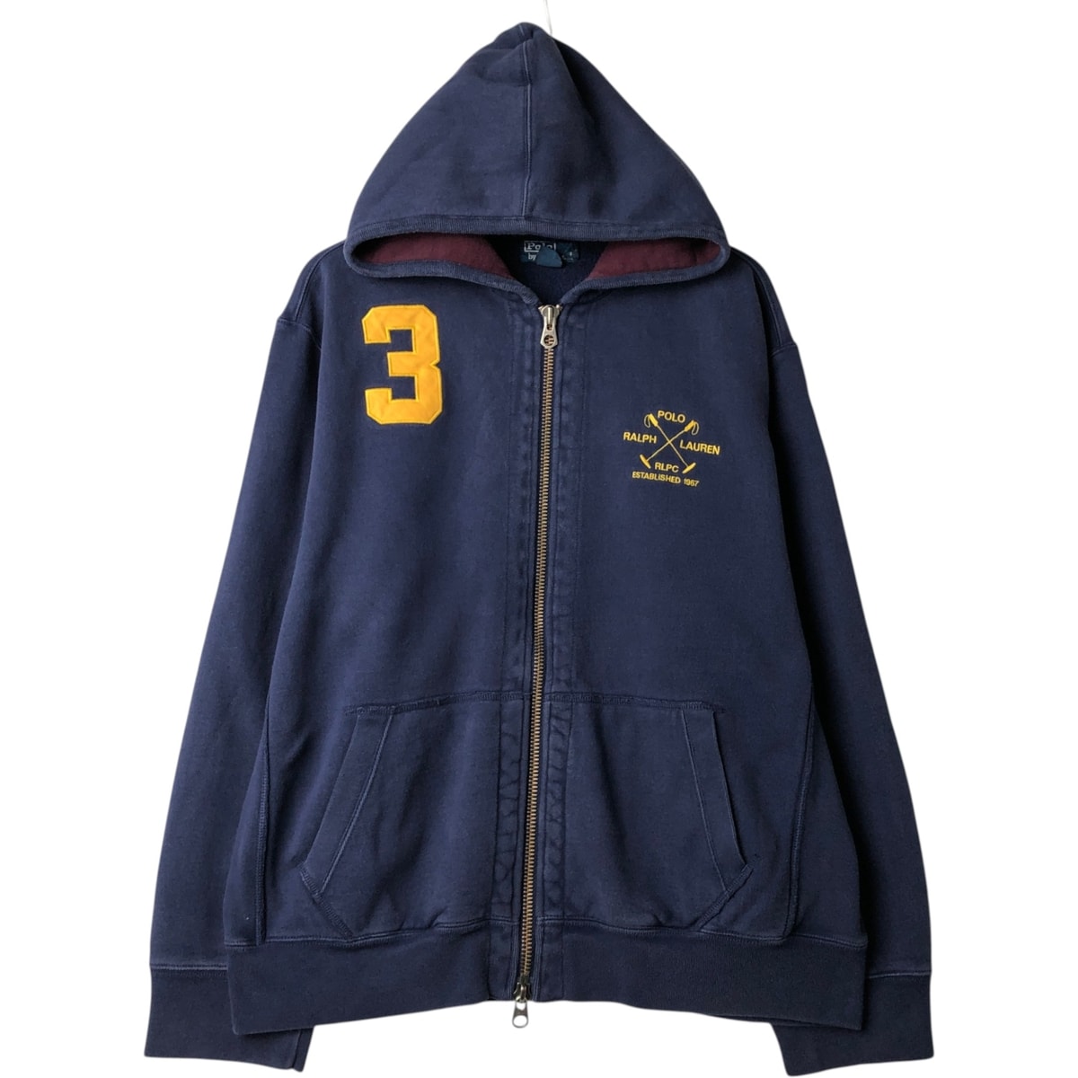 古着 ラルフローレン Ralph Lauren POLO by Ralph Lauren スウェットフルジップパーカー メンズXXL相当/eaa624289