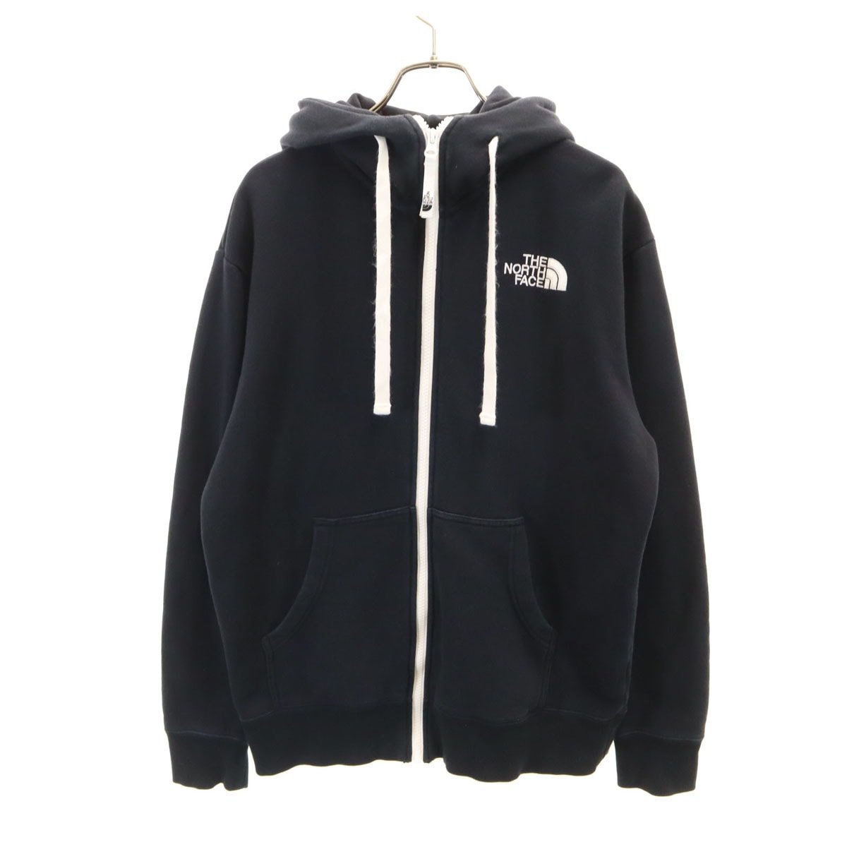 THE NORTH FACE ノースフェイス 長袖 リアビュー スウェット ジップパーカー M ブラック NT11930 アウトドア