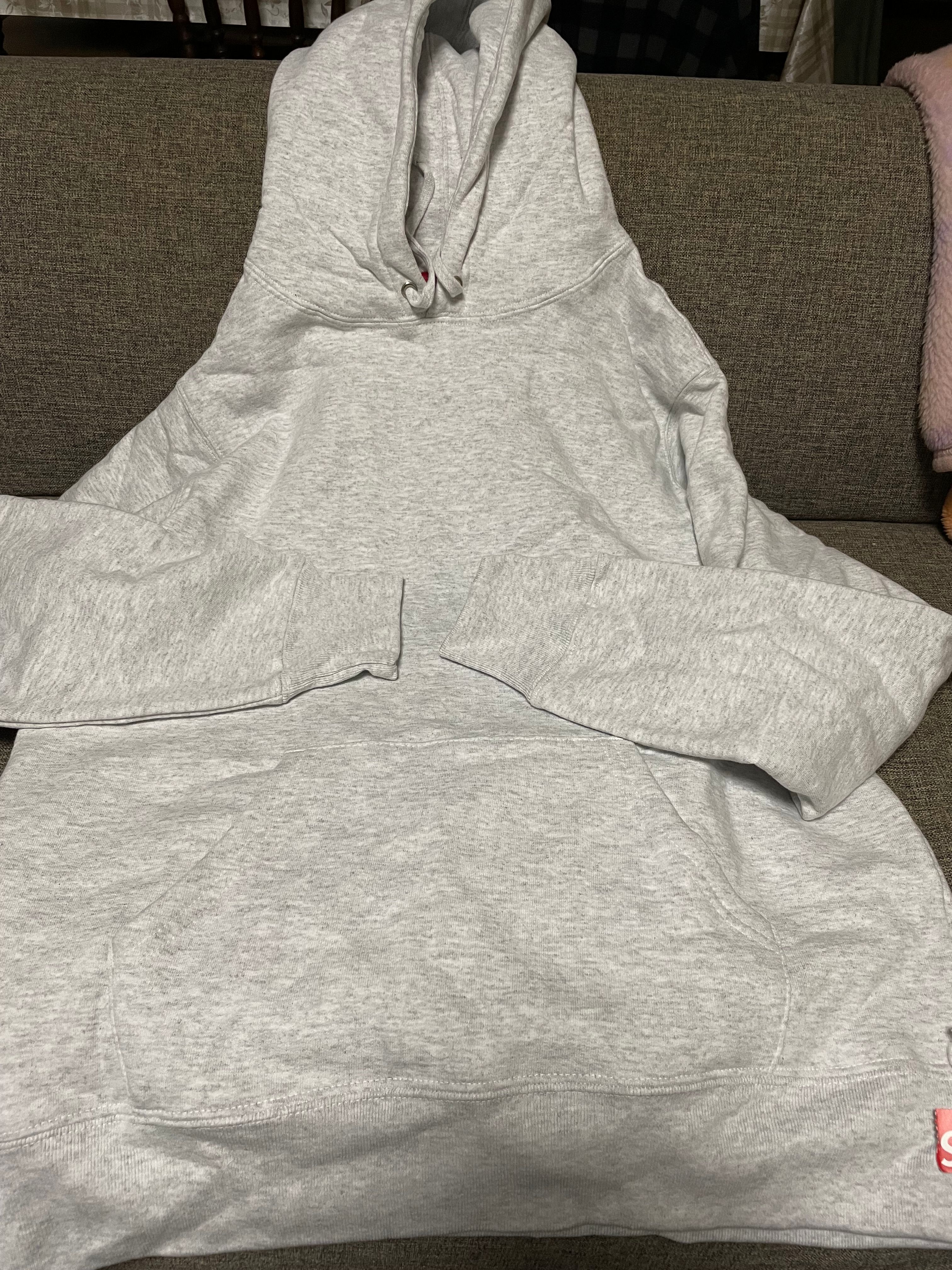 Supreme Illegal Business Hooded Sweatshirt "Grey"