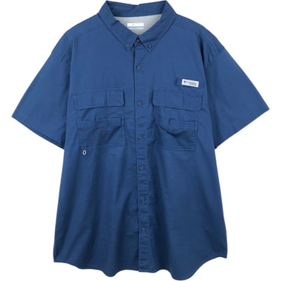 古着 コロンビア Columbia PFG ボタンダウン 半袖 フィッシングシャツ メンズXL相当/eaa664985