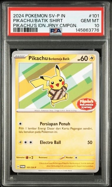 バティックシャツを着たピカチュウ (ピカチュウ柄) P [SV-P 101]【インドネシア語版】(ピカチュウのインドネシアジャーニー)