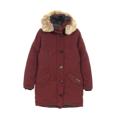 カナダグース CANADA GOOSE ROSSCLAIR PARKA ロスクレア パーカ ダウンジャケット 衣料品 アウター ポリエステル レディース ボルドー系 【中古】