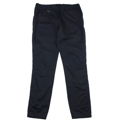 uniform experiment ユニフォームエクスペリメント UE-170038 STRETCH GABARDINE SLIM FIT JOGGER PANT ストレッチ ギャバジン スリムフィット ジョガーパンツ ブラック系 2【中古】