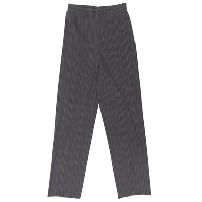 プリーツプリーズ プリーツ パンツ ボトムス レディース グレー 4 PP04ーJF609 40