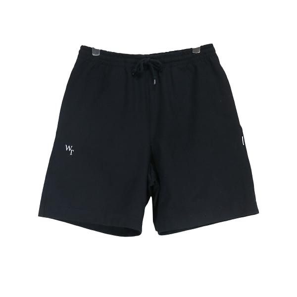 WTAPS ダブルタップス 23SS WUS/SHORTS/CTPL.WUT 231ATDT-CSM32 WTAPS URBAN TERRITORY スウェットショーツ ブラック ハーフ ショート パンツ ボトムス サイズ01(S)