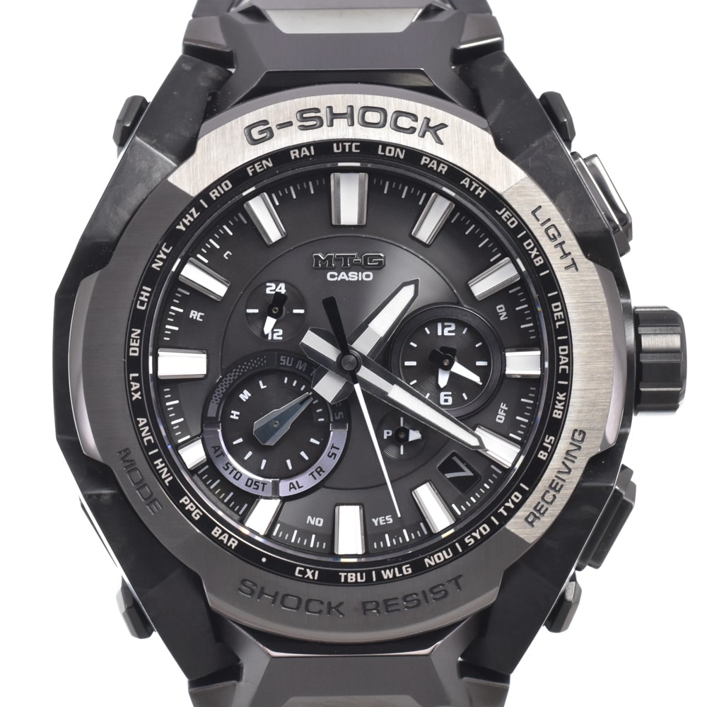 カシオ CASIO MTG-B4000BD-1AJF G-SHOCK MTG-B4000 Series ブラック ソーラー電波 メンズ 美品 箱・保証書付き 腕時計 L#150761