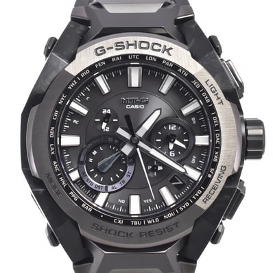 カシオ CASIO MTG-B4000BD-1AJF G-SHOCK MTG-B4000 Series ブラック ソーラー電波 メンズ 美品 箱・保証書付き 腕時計 L#150761