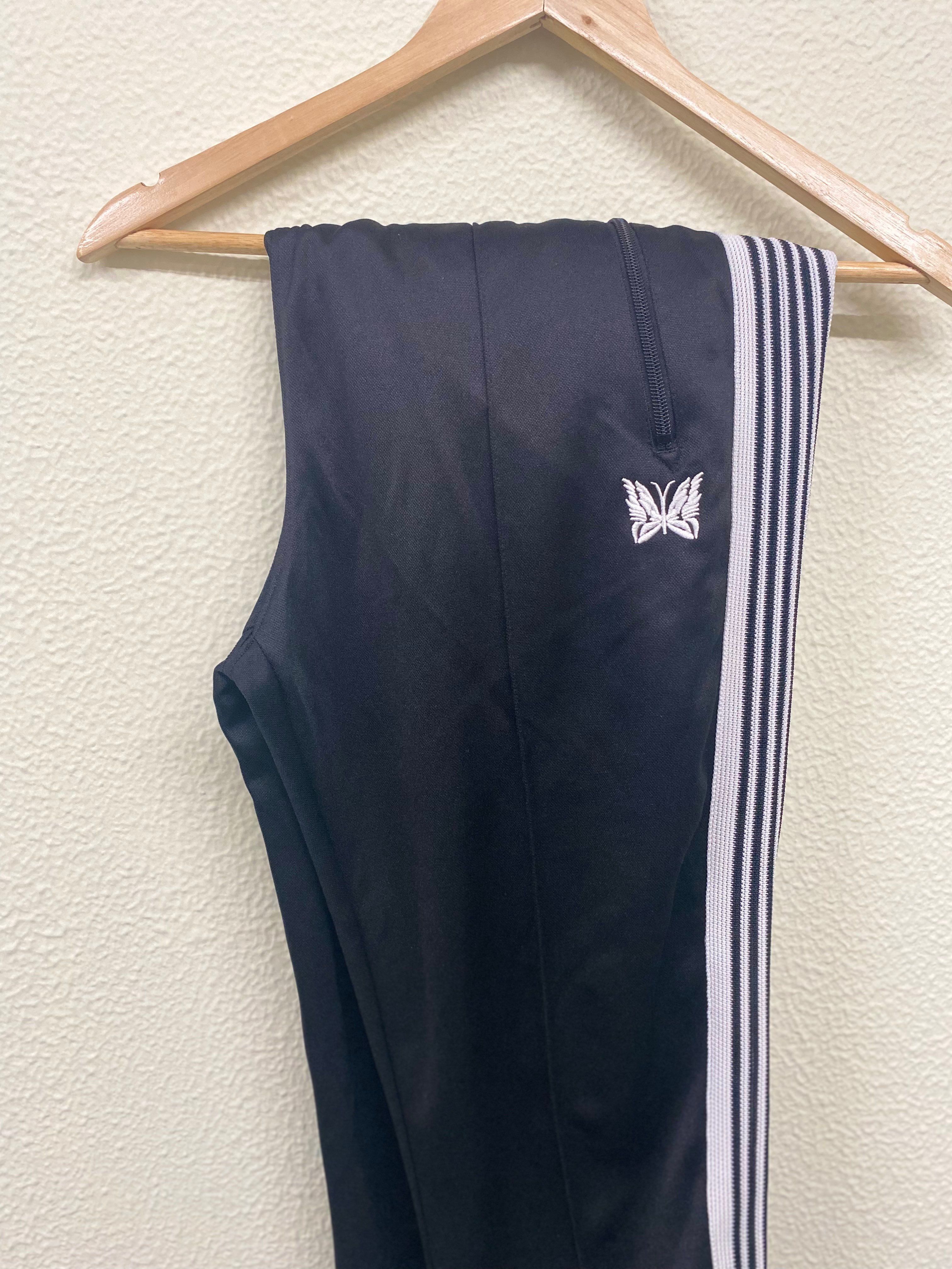 NEEDLES TRACK PANT BLACK FK392