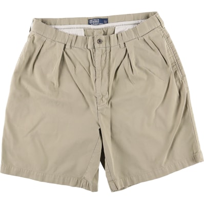 古着 ラルフローレン Ralph Lauren POLO by Ralph Lauren TYLER SHORT ツータック チノショーツ ショートパンツ メンズw35相当/eaa573916