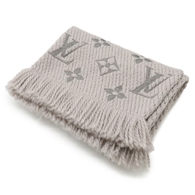 ルイ・ヴィトンエシャルプ・ロゴマニアM74742 マフラー レディース