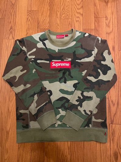 Supreme Box Logo Crewneck "Woodland Camo" (15FW)