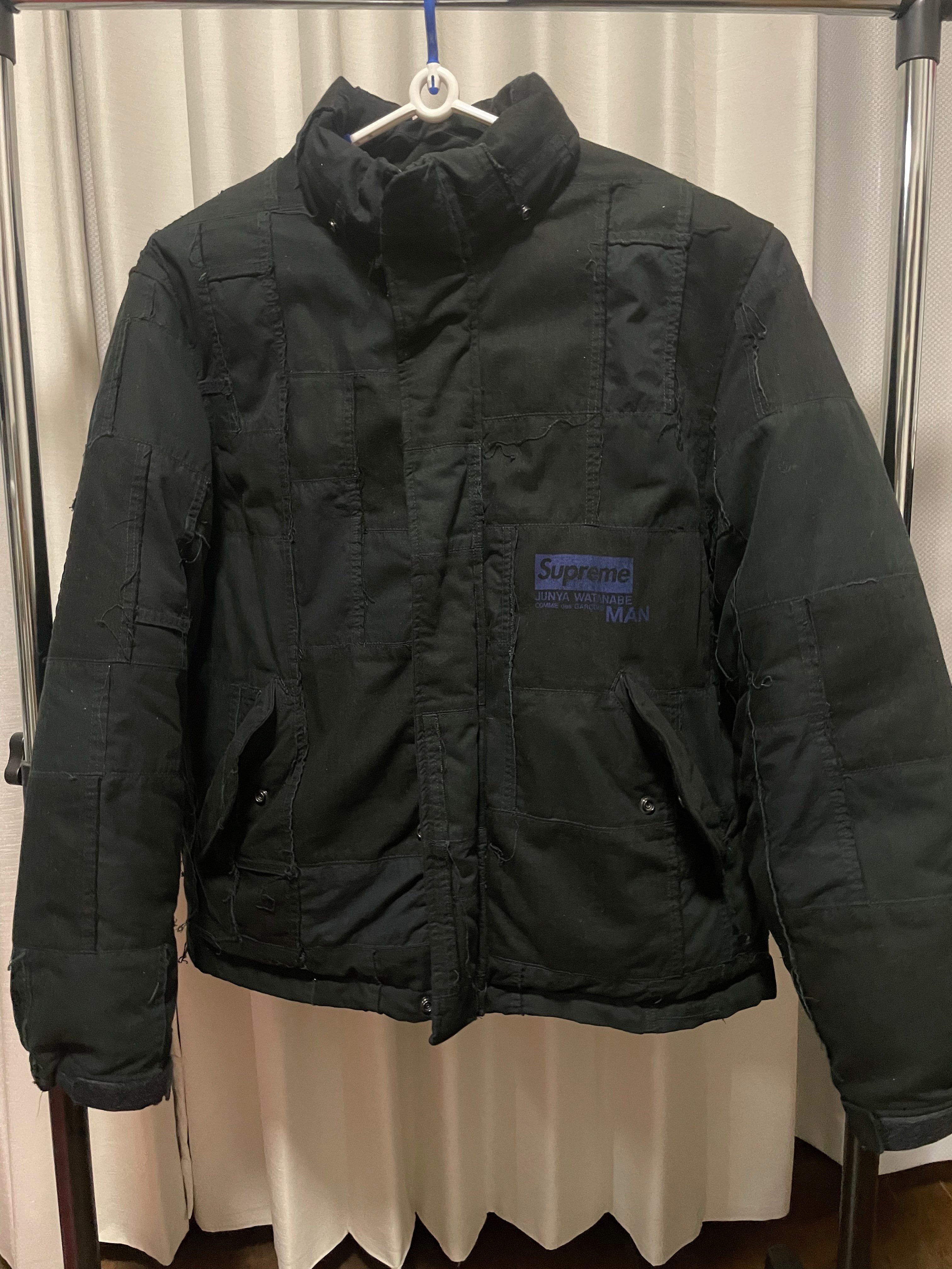 Supreme / JUNYA WATANABE COMME des GARCONS MAN Patchwork Puffy Jacket "Black"