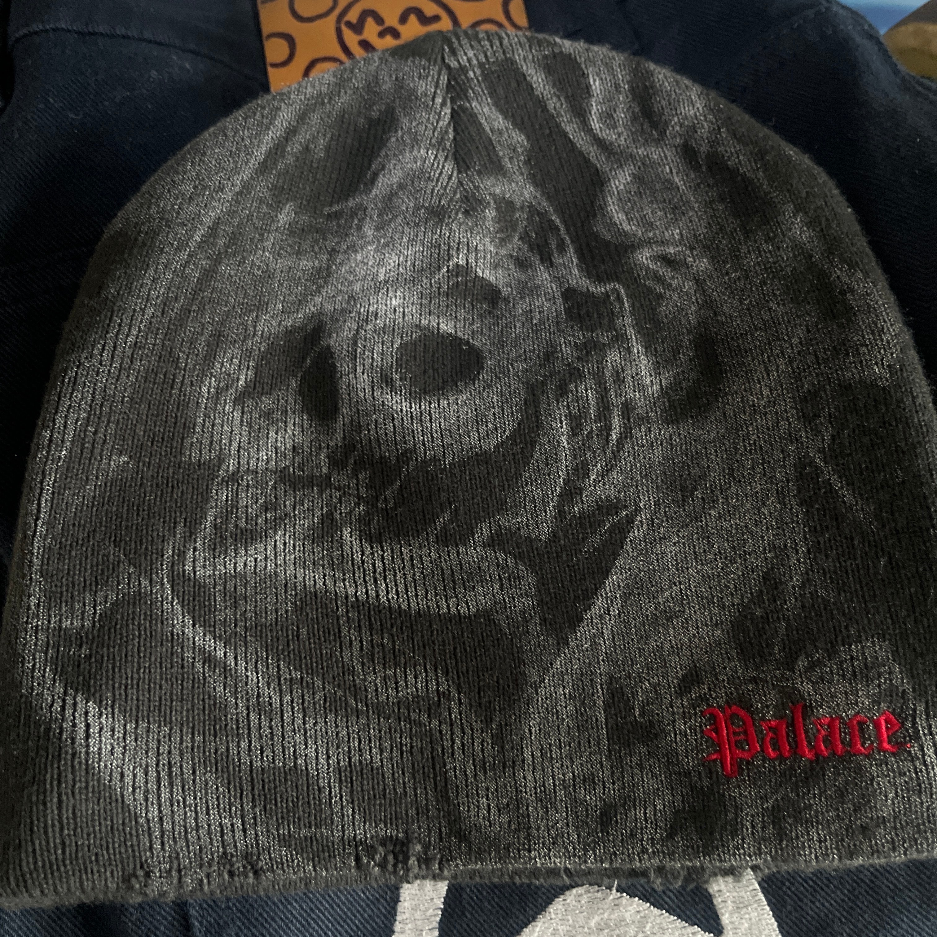 PALACE Smoked Nein Cuff Beanie "Black"