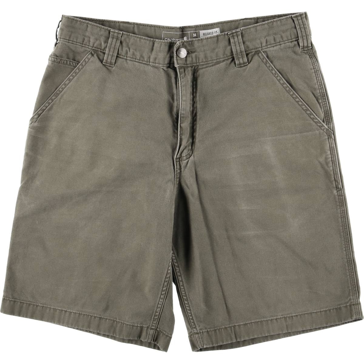 古着 カーハート Carhartt RELAXED FIT ダック地 ワークショーツ ショートパンツ メンズw34相当/eaa583930