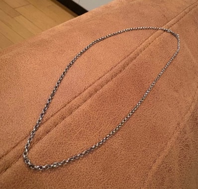 Chrome Hearts Roll Chain Necklace "Silver"