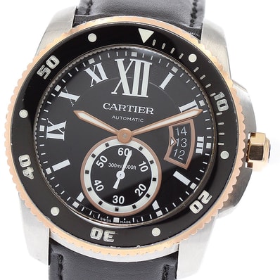 カルティエ カリブル ドゥ カルティエ ダイバー メンズ 【中古】